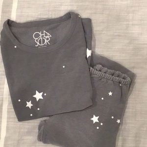 Chaser Grey Sweatshirt and Pants Set